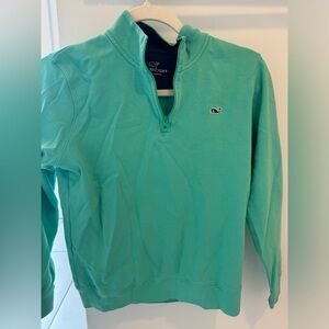 Vineyard vines Sweatshirt Pullover zip closure Boys medium 12-14 like new